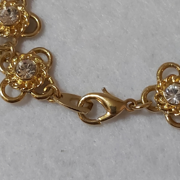 Fifth Avenue Collection Gold Plated Necklace, Bracelet and Earrings Set - Picture 8 of 12